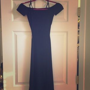 Very sexy cut out black mini dress